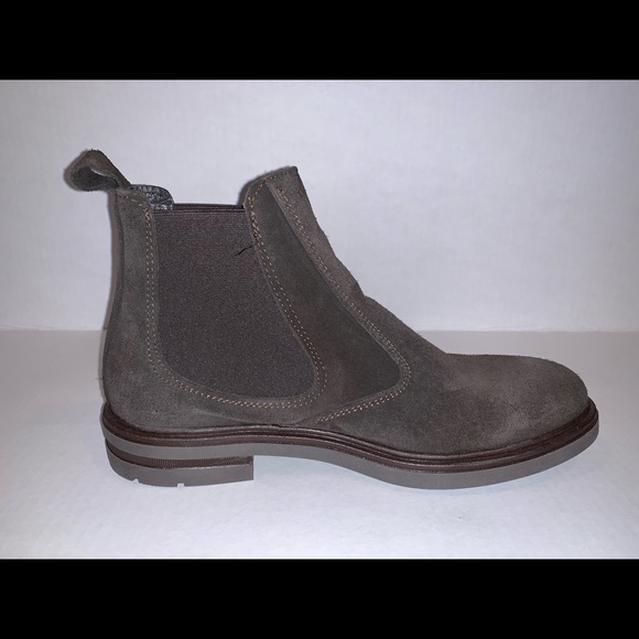 1 SINGLE BOOT Left foot ONLY! Chocolate Brown suede leather boot made in Italy - Picture 5 of 7